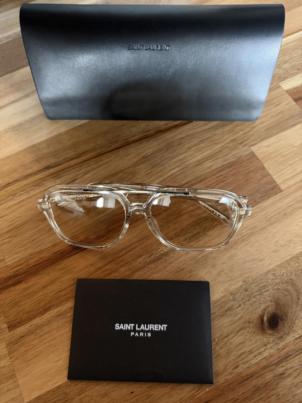 Saint Laurent SL 545 Light Brown/Light Yellow 58/16/145 Women's Sunglasses