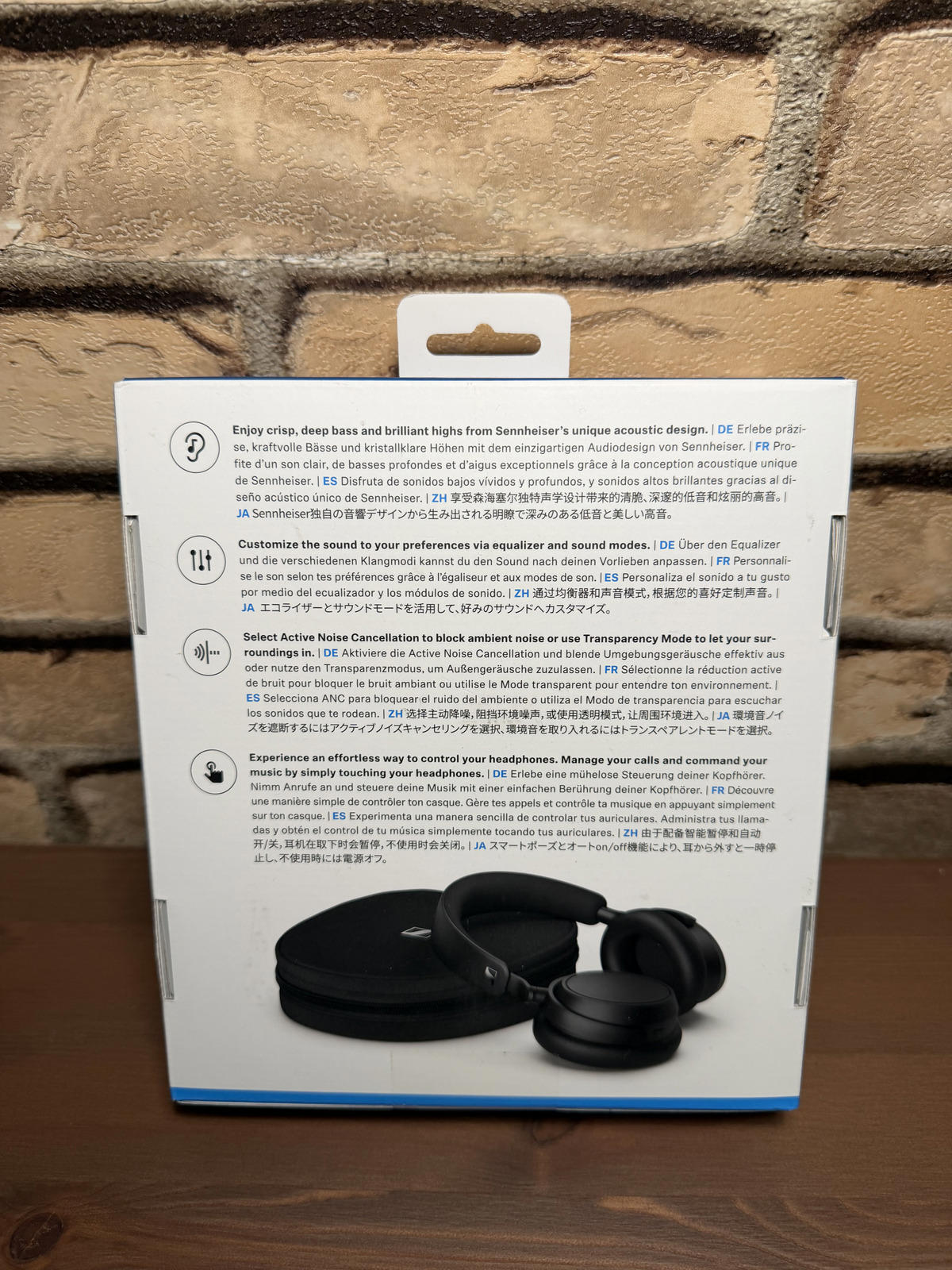 SENNHEISER ACCENTUM Plus Wireless Headphones - Hybrid Adaptive ANC, Bluetooth Over-Ear, Black