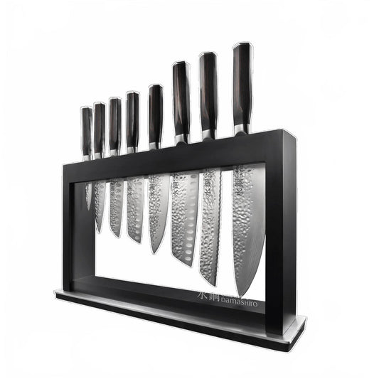 Damashiro EMPEROR® Hisa 9-Piece Knife Block