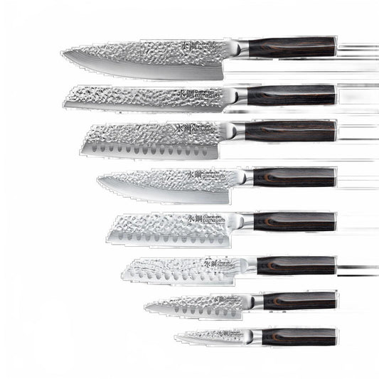 Damashiro EMPEROR® Hisa 9-Piece Knife Block