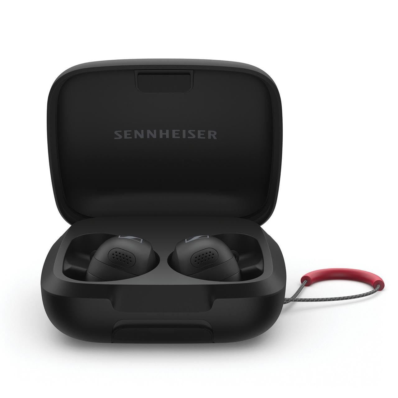Sennheiser Momentum Sport - Earbuds with Sport Sound Tuning and Adaptive ANC, Secure Fit, 24-Hour Battery Life, Fitness Tracker for Body, Black