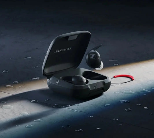 Sennheiser Momentum Sport - Earbuds with Sport Sound Tuning and Adaptive ANC, Secure Fit, 24-Hour Battery Life, Fitness Tracker for Body, Black