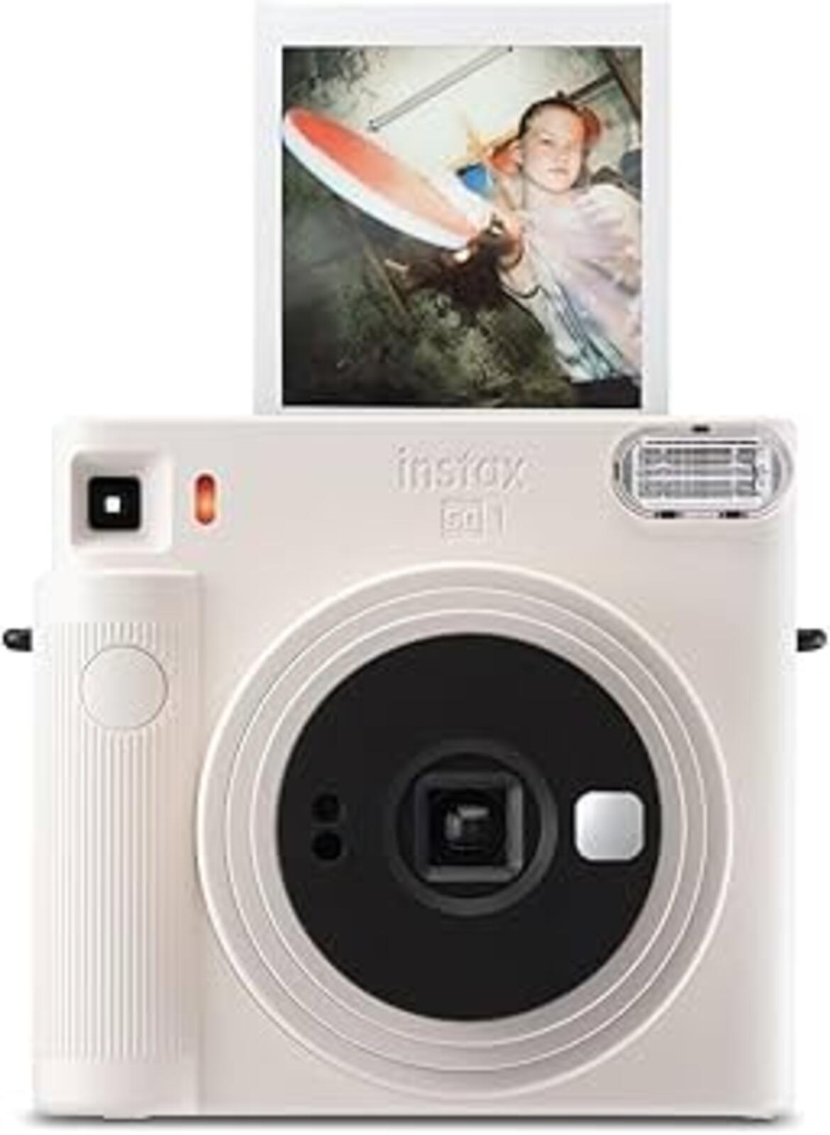 instax Square SQ1 Instant Camera, Chalk White