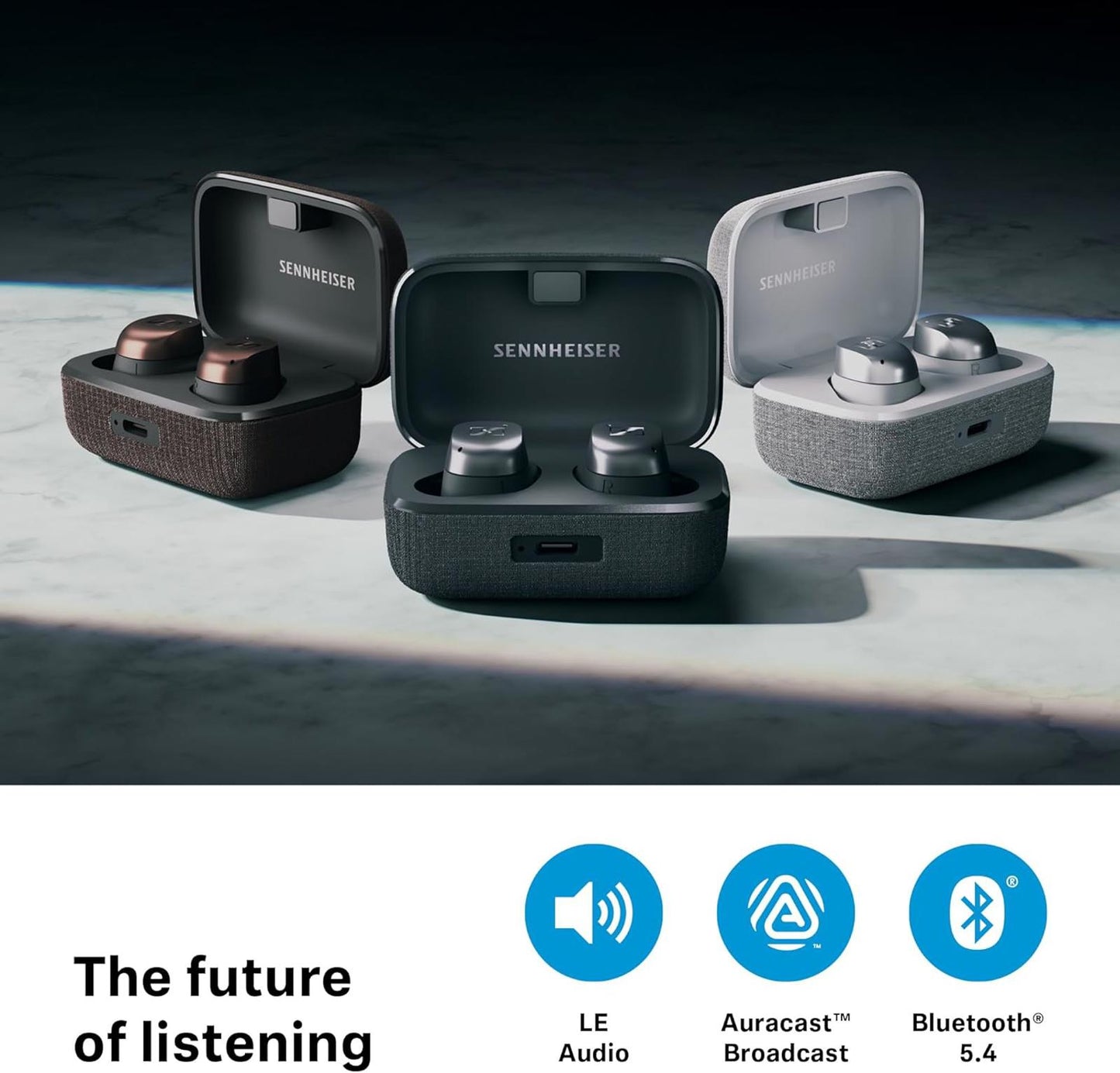 Sennheiser Momentum True Wireless 4 in-Ear Headphones Black Graphite