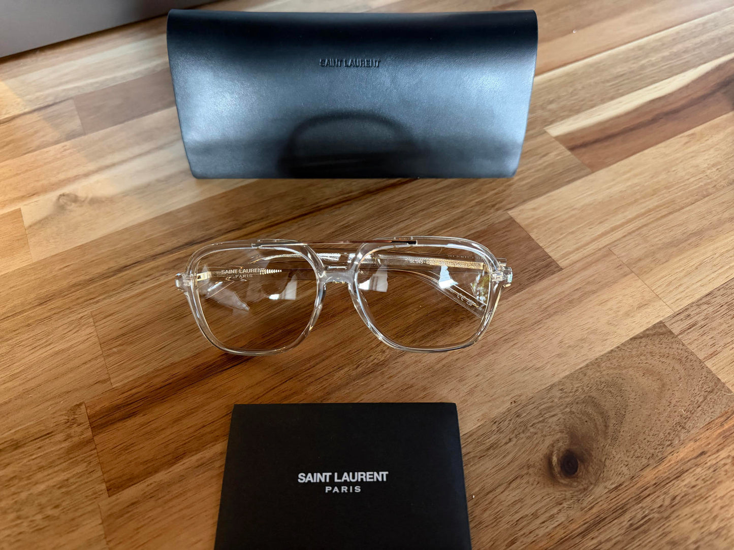 Saint Laurent SL 545 Light Brown/Light Yellow 58/16/145 Women's Sunglasses
