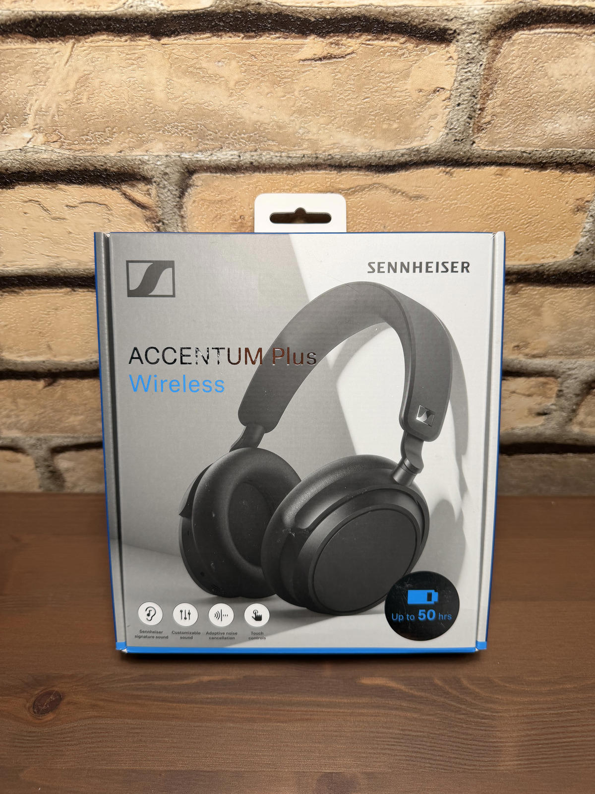 SENNHEISER ACCENTUM Plus Wireless Headphones - Hybrid Adaptive ANC, Bluetooth Over-Ear, Black