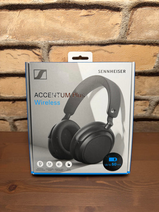 SENNHEISER ACCENTUM Plus Wireless Headphones - Hybrid Adaptive ANC, Bluetooth Over-Ear, Black